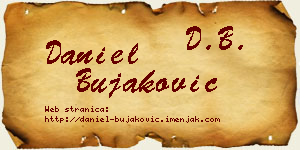 Daniel Bujaković vizit kartica